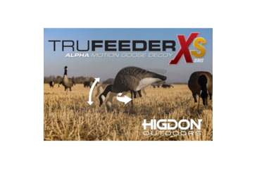 Image of Higdon Outdoors XS TruFeeder Motion Decoy - Alpha Canada Goose w/ Ring Base, 50721
