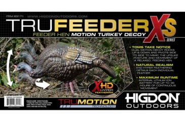 Image of Higdon Outdoors XS TruFeeder Motion Hen Decoy, Lit Bat and Remote, 63171