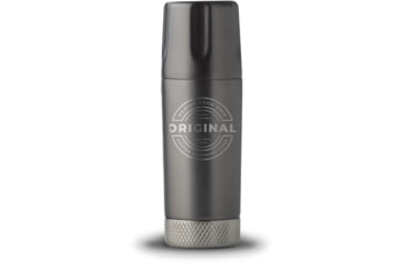 Image of High Camp Flasks Custom Engraved Torch Flask, Gunmetal, 6oz, c1138