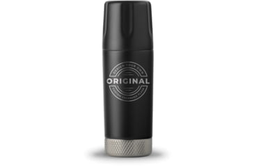 Image of High Camp Flasks Custom Engraved Torch Flask, Onyx, 6oz, c1138X