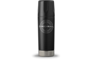 Image of High Camp Flasks Custom Engraved Torch Flask, Onyx, 9oz, c2138x
