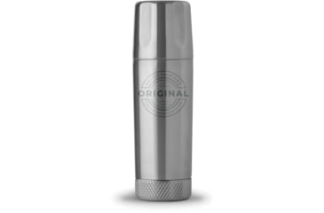 Image of High Camp Flasks Custom Engraved Torch Flask, Stainless Steel, 9oz, c2138s