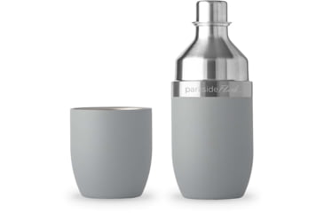 Image of High Camp Flasks Parkside Flask, Parasol Grey, 375ml, 1101C