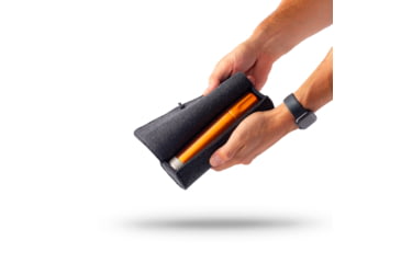 Image of High Camp Flasks Torch Flask Wool Case, Black, 9oz, WC-D-Torch9