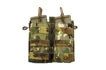 Image of High Ground Gear 5.56 Drop Down Admin Pouch, Double, Holds 2, Multi-Cam, HG-8171-1