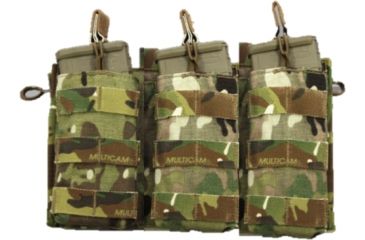 Image of High Ground Gear 5.56 Drop Down Admin Pouch, Triple, Holds 3, Multi-Cam, HG-8174-1