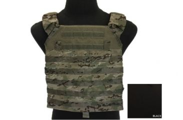 Image of High Ground Gear Advanced Plate Carrier V2, Black, ESAPI, Large, 10.25&quot;x13.25&quot;, HG-8473-6