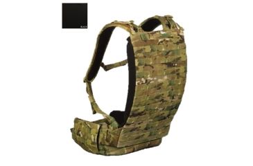 Image of High Ground Gear HG 830 Modular Pack Short with SM/MD Waist Belt, Black, S/M, HG-8301-6-01