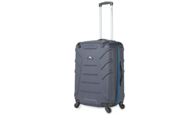 Image of High Sierra Rocshell 24 In Hardside Spinner Luggage, Midnight/Vivid Blue, 26.0inx 18.25inx 11.5in, 89450-6344