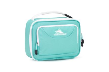 Image of High Sierra Single Compartment Lunch Bag, Aquamarine/White, 10.0inx 7.0inx 3.25in, 74715-5403