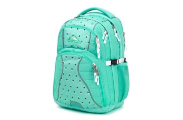 Image of High Sierra Swerve Laptop Backpack, Aquamarine/Tri Geo/White, 19inx 13inx 8in, 53665-6721