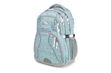 Image of High Sierra Swerve Laptop Backpack, Mint Leopard/Ash/White, 19inx 13inx 8in, 53665-4968