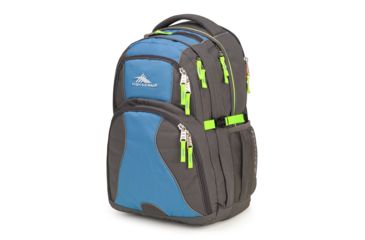 Image of High Sierra Swerve Laptop Backpack, Slate/Mineral/Zest, 19inx 13inx 8in, 53665-6427
