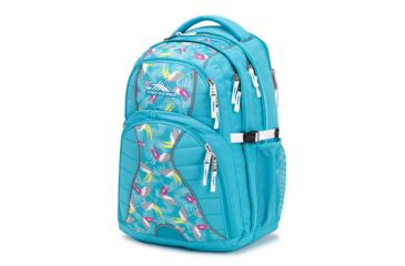 Image of High Sierra Swerve Laptop Backpack, Tropic Teal/Toucan/White, 19inx 13inx 8in, 53665-6805