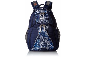 Image of High Sierra Swerve Laptop Backpack, True Navy/Enchanted/White, 19inx 13inx 8in, 53665-4992
