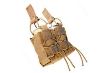 Image of High Speed Gear HSGI 40MM Pouch TACO Double Belt Mount, Coyote Brown 13M402CB