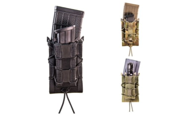 Image of High Speed Gear Double Decker Taco Belt Mount Mag Holder, Black, MultiCam, Olive Drab