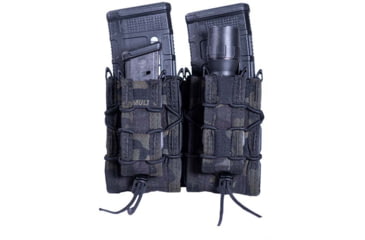 Image of High Speed Gear Double Double Decker Taco Pistol Magazine Pouch, MultiCam Black, 11DD02MB