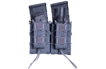 Image of High Speed Gear Double Double Decker Taco Pistol Magazine Pouch, Wolf Gray, 11DD02WG
