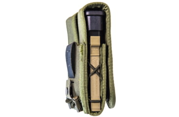 Image of High Speed Gear HSGI Duty Double TACO-Covered Plus Pistol Magazine Pouch, Olive Drab, 41PX02OD