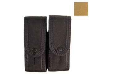 Image of High Speed Gear HSGI Duty Double Pistol Taco Covered U-Mount Pouch, Coyote Brown, 41PTC2CB