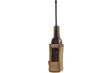 Image of High Speed Gear Duty Mini M.A.C. TACO - Radio Holder, APX 6000/7000/8000, Coyote Brown, 3"L x 2"W x 4.75"H, 41MA01CB