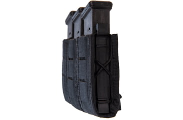 Image of High Speed Gear Duty Pistol TACO - Triple Pistol Magazine Pouch w/ Universal Mount, Black, 6.5"L x 1.25"W x 4"H, 41PT03BK