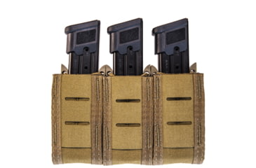 Image of High Speed Gear Duty Triple Pistol Taco U-Mount Pouch, Coyote Brown, 41PT03CB