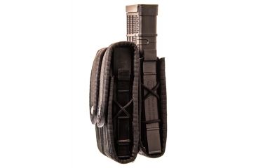 Image of High Speed Gear Duty Staggered Double Pistol TACO Covered w/ Rifle U-MOUNT, Black, 41TPC2BK