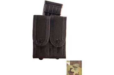 Image of High Speed Gear Duty Double Taco Covered Pistol Pouch w/ Rifle U-Mount, MultiCam, 41TPC2MC