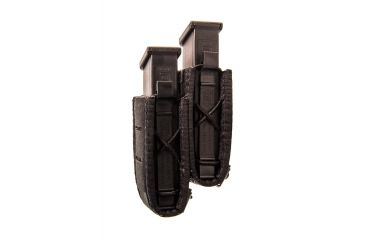 Image of High Speed Gear Duty Staggered Double Pistol TACO U-MOUNT, Black, 41PS02BK