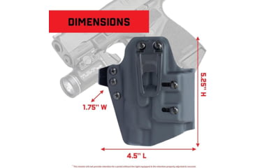 Image of Crucial Concealment 1399 UNIVERSAL LIGHT HOLSTER BLK