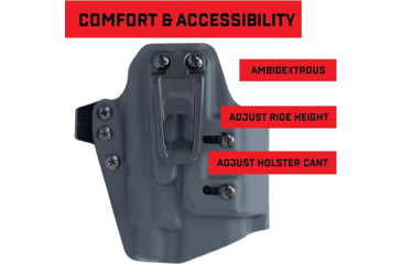 Image of Crucial Concealment 1399 UNIVERSAL LIGHT HOLSTER BLK