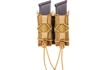 Image of High Speed Gear HSGI Double Pistol Taco MOLLE Pouch, Coyote Brown, 11PT02CB