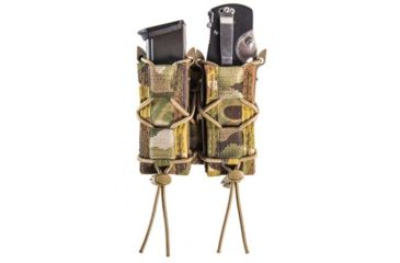 Image of High Speed Gear HSGI Double Taco Pistol Magazine Pouch, MultiCam, 13PT12MC