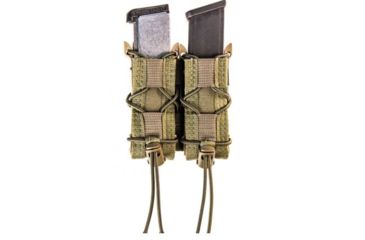 Image of High Speed Gear HSGI Double Taco Pistol Magazine Pouch, Olive Drab, 13PT12OD