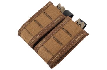 Image of High Speed Gear HSGI Duty Double Pistol TACO U-Mount Pouch, Coyote Brown, 41PT02CB