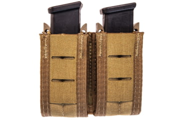 Image of High Speed Gear HSGI Duty Double Pistol Taco U-Mount Pouch, Coyote Brown, 41PT02CB