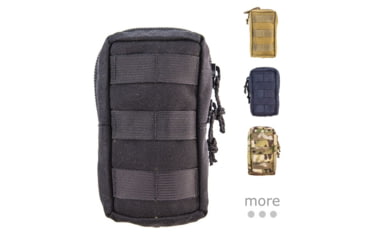 Image of High Speed Gear HSGI Mini Radio Utility Pouch Adaptable Belt Mount, Black, Coyote Brown, LE Blue, MultiCam, MultiCam BK, Olive Drab