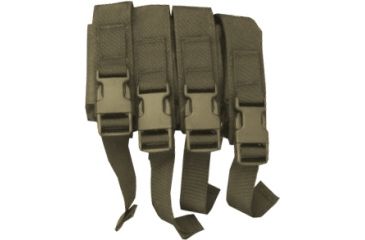 Image of High Speed Gear HSGI Modular Pistol Mag Pouch Quad, Coyote Brown 12PM04CB