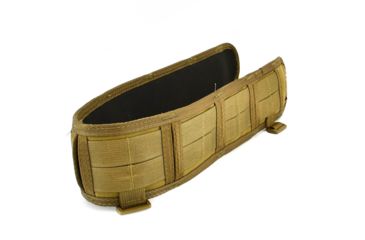 Image of High Speed Gear HSGI Slim Grip Padded Belt Slotted, Medium, Coyote Brown, 33SPB1CB