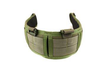 Image of High Speed Gear HSGI Slim Grip Padded Belt Slotted, Medium, Olive Drab, 33SPB1OD