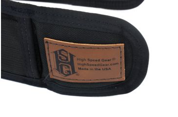 Image of High Speed Gear HSGI Slim Grip Padded Belt Slotted, Small, Black, 33SPB0BK