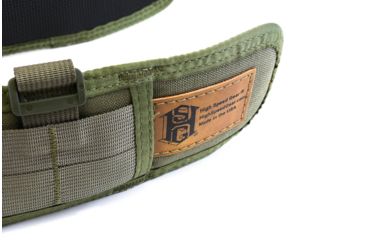 Image of High Speed Gear HSGI Slim Grip Padded Belt Slotted, Small, Olive Drab, 33SPB0OD