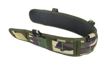 Image of High Speed Gear HSGI Slim Grip Padded Belt Slotted, Small, Woodland, 33SPB0WC