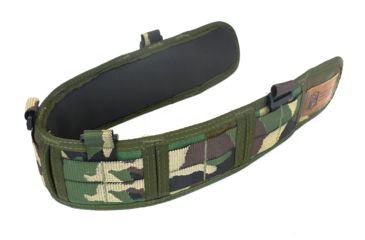 Image of High Speed Gear HSGI Slim Grip Padded Belt Slotted, Small, Woodland, 33SPB0WC