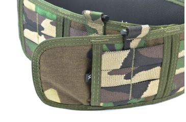 Image of High Speed Gear HSGI Sure Grip Padded Belt Slotted, 35.5in., Woodland, Medium, 33PB01WC