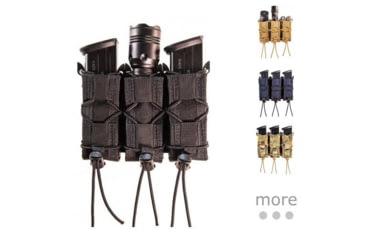 Image of High Speed Gear HSGI Triple Pistol TACO Adaptable Belt Mount, Black, Coyote Brown, LE Blue, MultiCam, MultiCam BK, Olive Drab