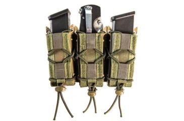 Image of High Speed Gear HSGI Triple Taco Pistol Magazine Pouch, Olive Drab, 13PT13OD