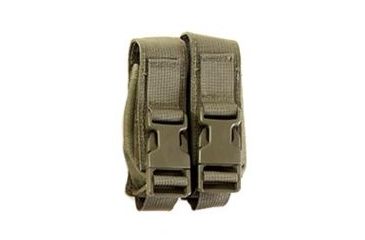 Image of High Speed Gear HSGI Modular Pistol Mag Pouch, Double, Olive Drab, 12PM02OD